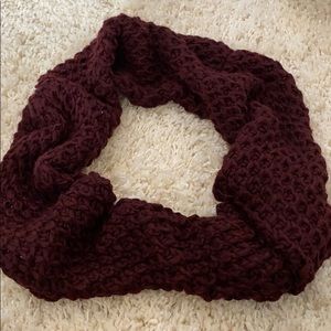 Knitted infinity scarf